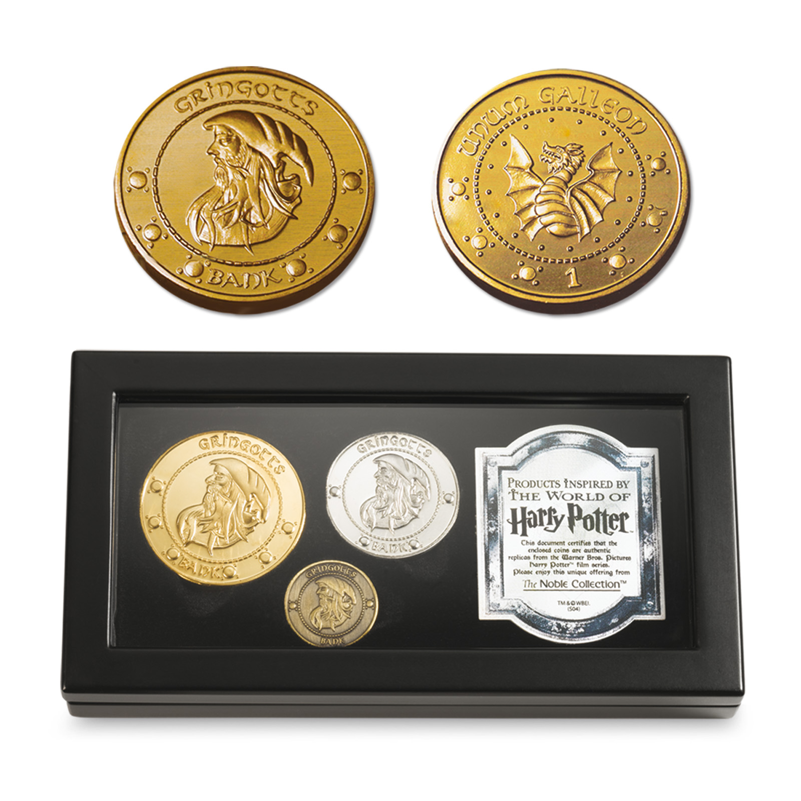Harry Potter Gringotts Bank 3 Münzen 
