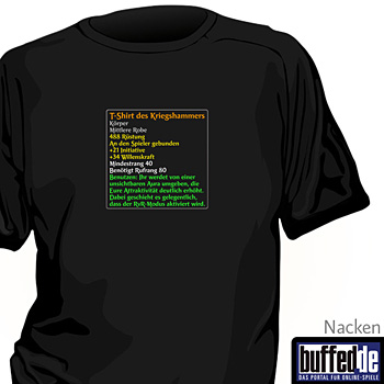 T-Shirt des Kriegshammers