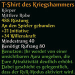 T-Shirt des Kriegshammers