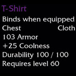 25 Coolness lila Item - T-Shirt