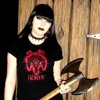 World of Warcraft Horde Girlie Shirt
