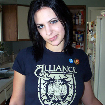 World of Warcraft Allianz Girlie Shirt