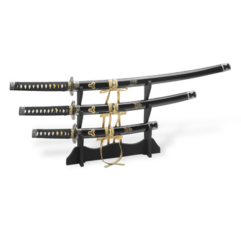 Kill Bill Hattori Hanzo Schwerter Set mit St�nder