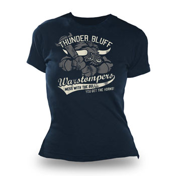 WoW Thunder Bluff Warstompers Girlie Shirt