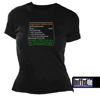 Level-80-Item: Legend�res Helden-Shirt - Girlie