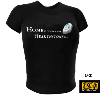 World of Warcraft Hearthstone is ...Girlie T-Shirt