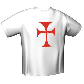 Tempelritter Kreuz - T-Shirt
