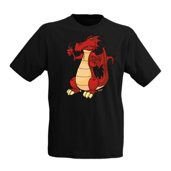 T-Shirt B�ser Drache