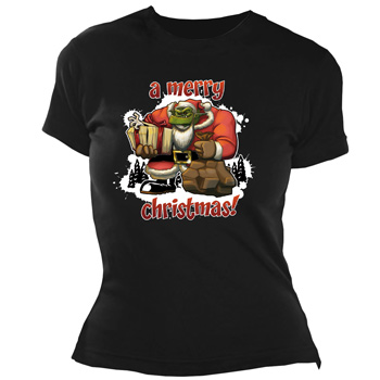 Weihnachts - Ork Girlie Shirt