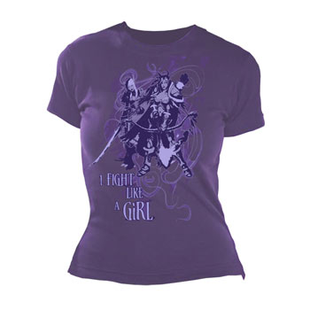 World of Warcraft I fight like a Girl Shirt