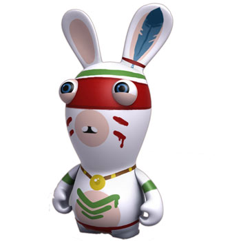 Raving Rabbids - Indianer Hase