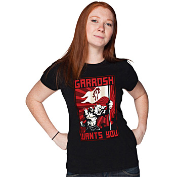 World of Warcraft Garrosh Wants You Girlie Shirt