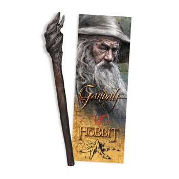Der Hobbit - Gandalfs Stab - Stift mit 3D Lesezeichen
