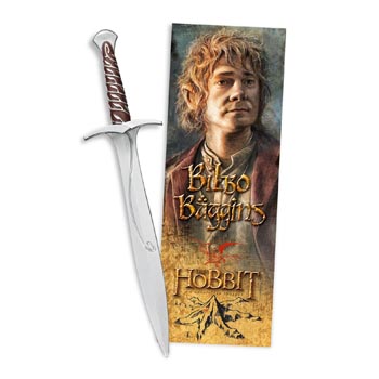 Der Hobbit - Schwert Stich - Stift mit 3D Lesezeichen