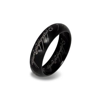Herr der Ringe - Der Eine Ring im Schmuckdisplay, schwarz